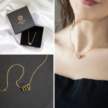 Cargar imagen en el visor de la galería, Collar zodiacal chapado en oro de 18 quilates