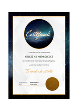 Cargar imagen en el visor de la galería, Regalar una estrella de una constelación - Supernova