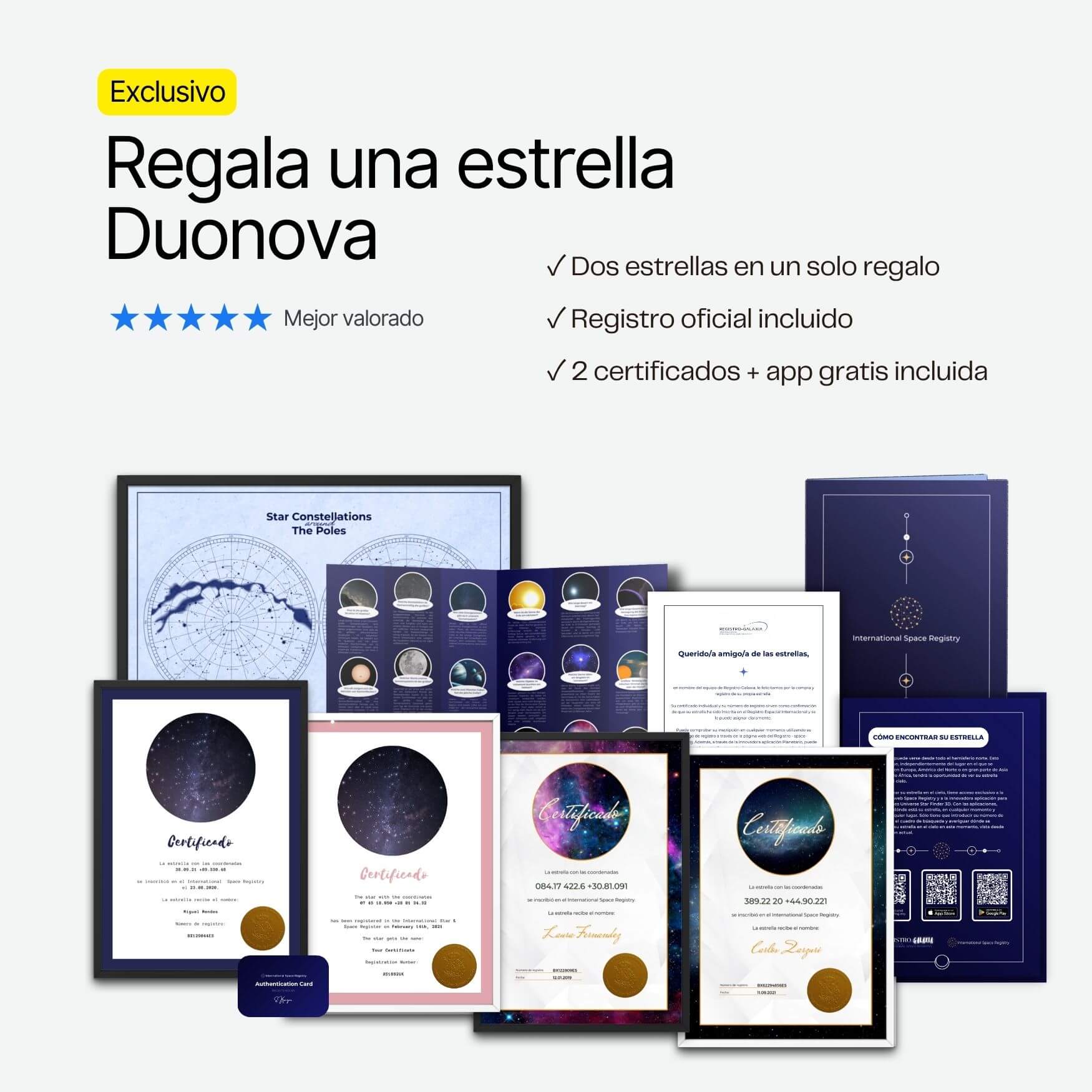 Regalar una estrella binaria - Duonova